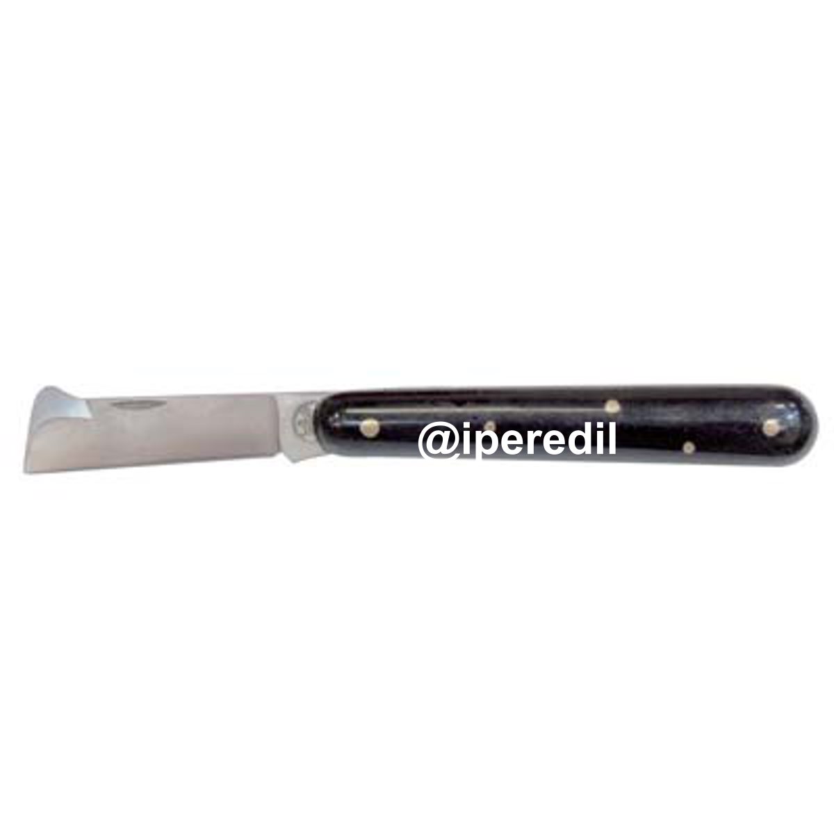 COLTELLO SERRAMANICO INNESTO 202 P DUE BUOI ACCIAIO/PLT CM 17 - 01253202