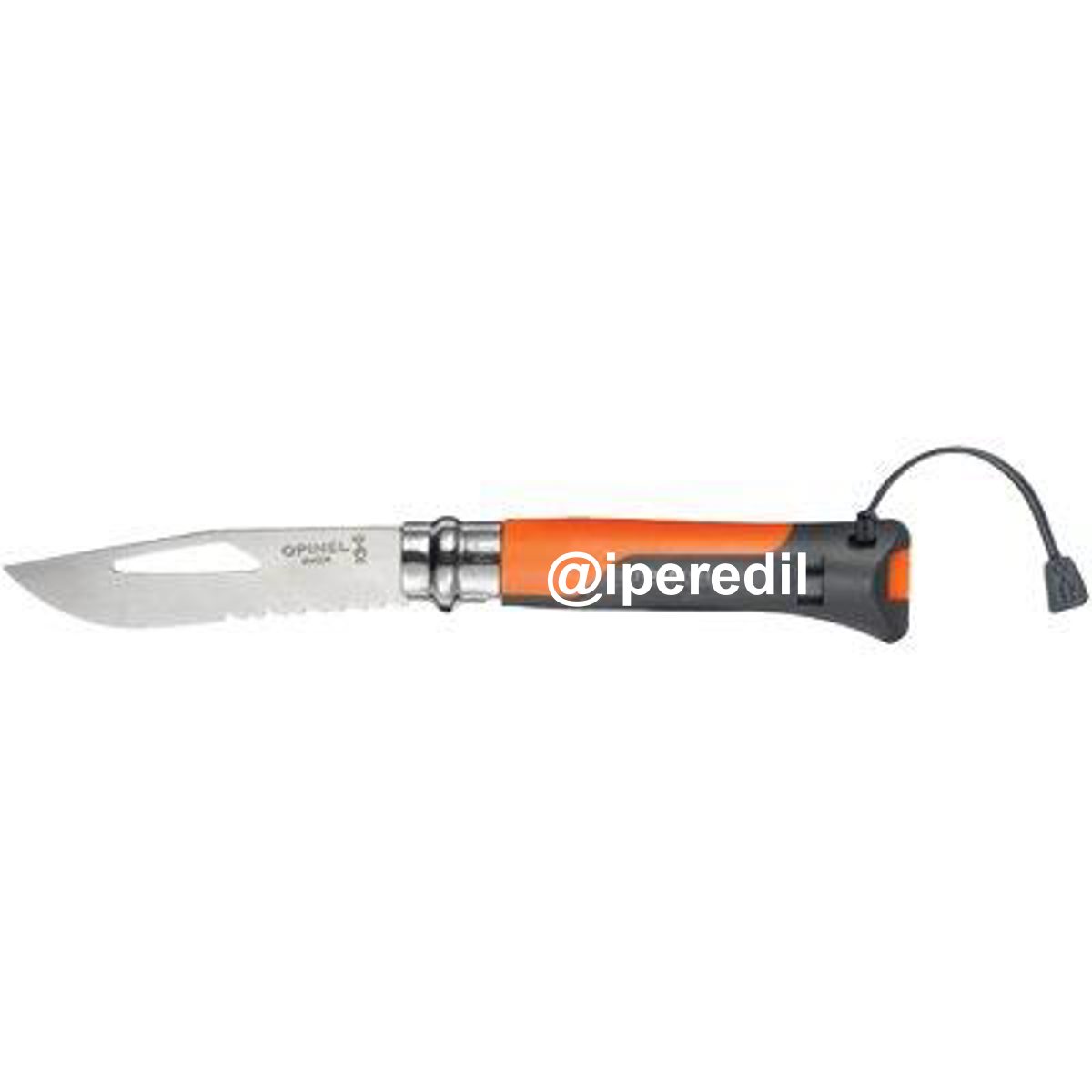 COLTELLO OPINEL 08 OUTDOOR MM 85 PP ARANCIONE/GRIGIO