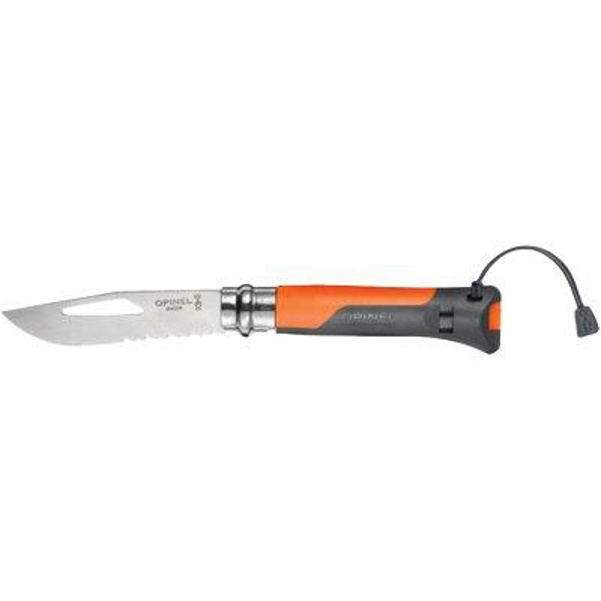 COLTELLO OPINEL 08 OUTDOOR MM 85 PP ARANCIONE/GRIGIO - 01255131