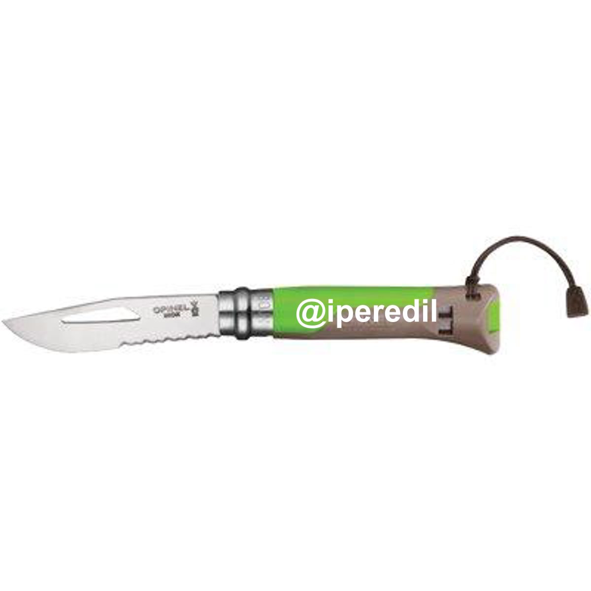 COLTELLO OPINEL 08 OUTDOOR MM 85 PP VERDE/GRIGIO - 01255132