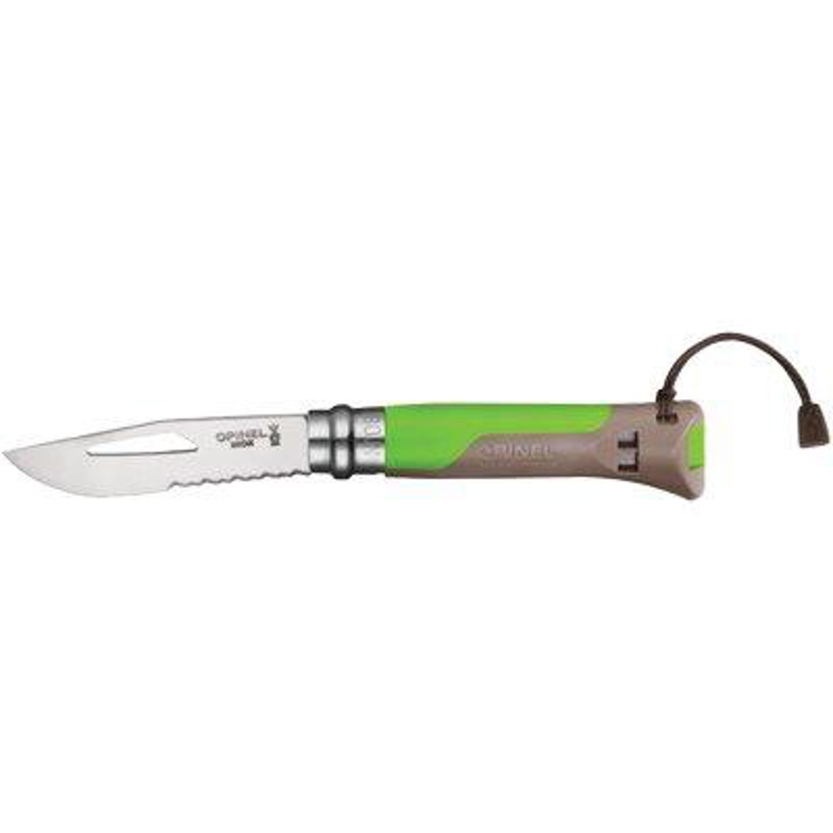 COLTELLO OPINEL 08 OUTDOOR MM 85 PP VERDE/GRIGIO
