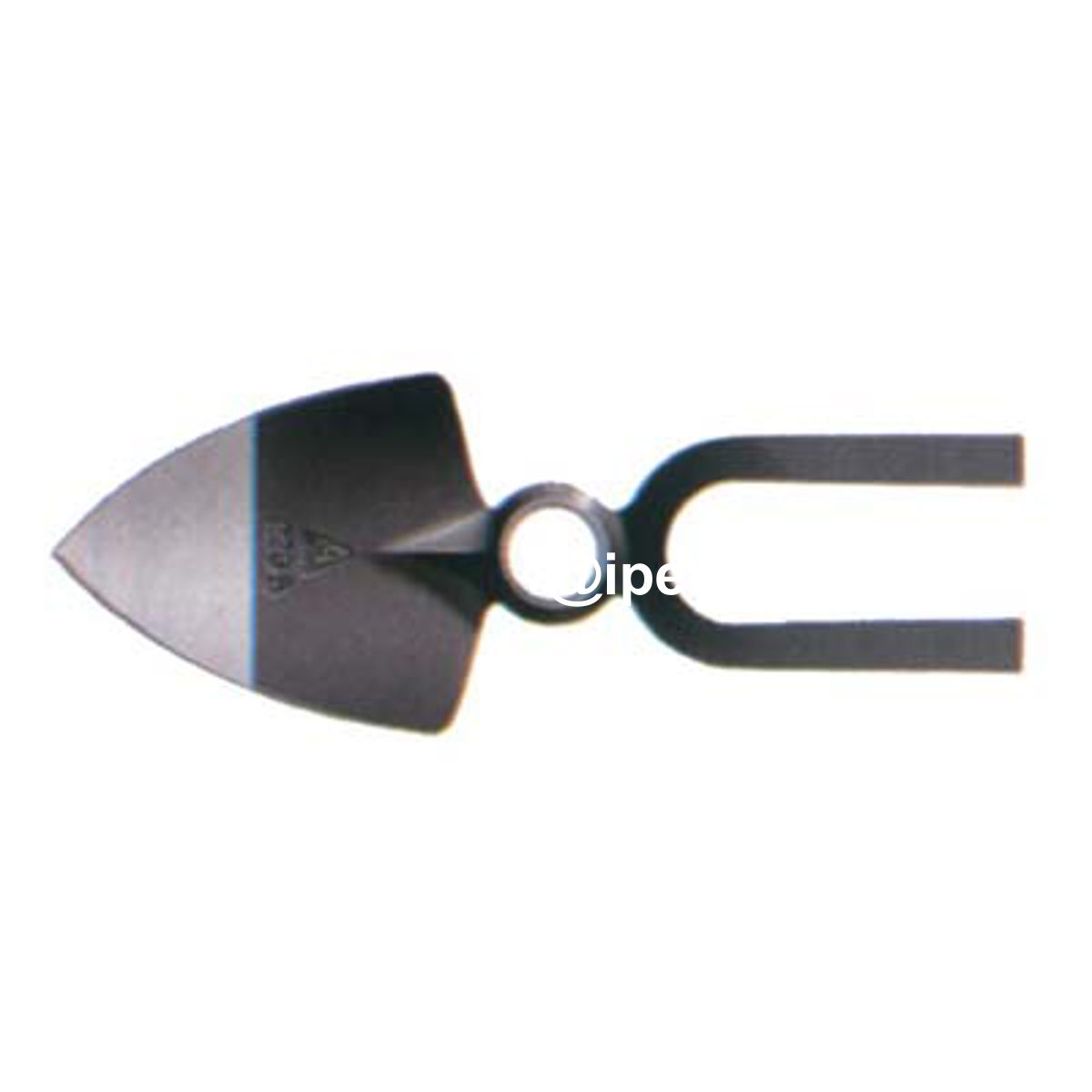 ZAPPA CUORE BIDENTE OCCHIO TONDO 229A BELLOTA ACCIAIO FORGIATO GR 525 MM 110X310 SM.MM 32