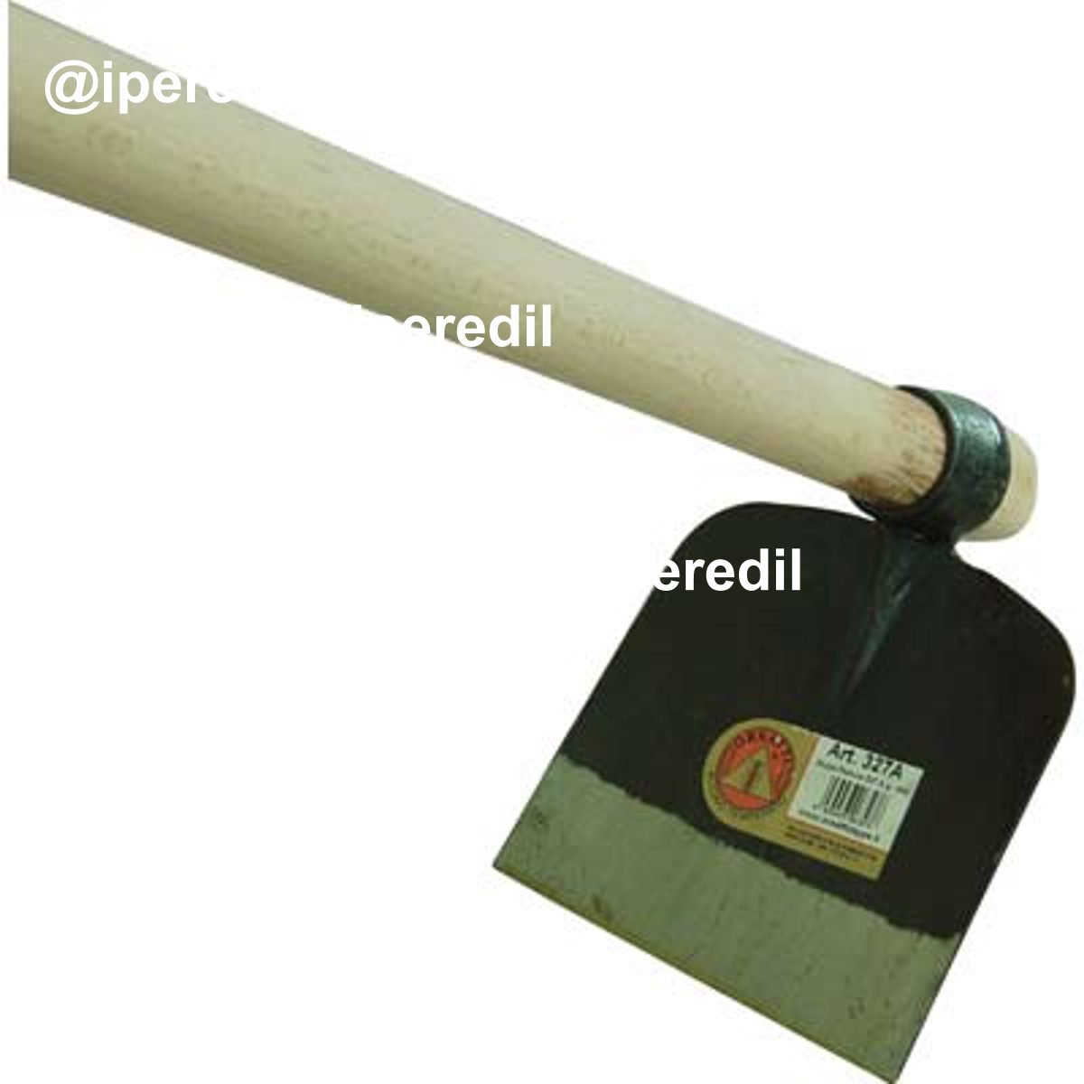 ZAPPA OCCHIO TONDO 327 + MANICO ORSATTI ACCIAIO FORGIATO/FAGGIO GR 800 MM 175X180 H.CM 130