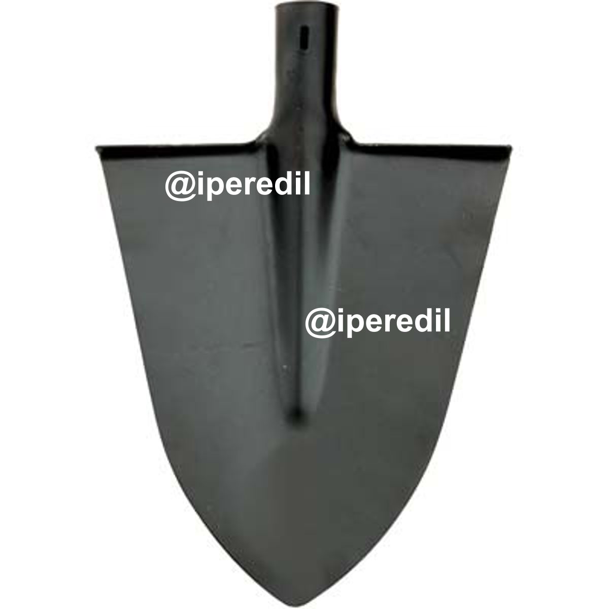 VANGHETTO A PUNTA STAMPATO VIP ACCIAIO CM 27X30 O.MM 26