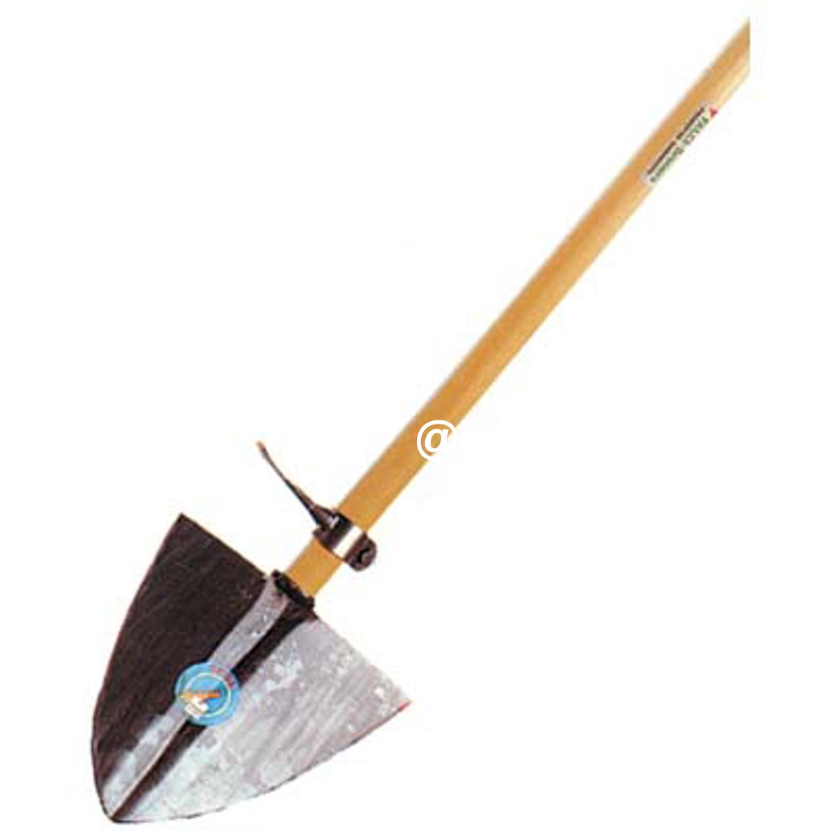 VANGA ROMA EXTRA M.LEGNO ACCIAIO FORGIATO/FAGGIO CM 24X23 + STAFFA H.CM 168