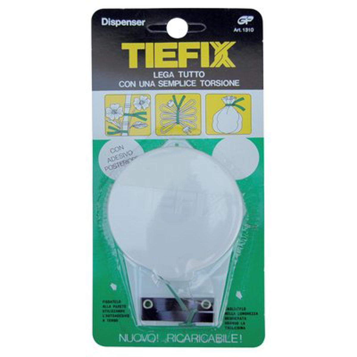PIATTINA ANIMATA PVC DISPENSER TIEFIX CHIUSO MT 25