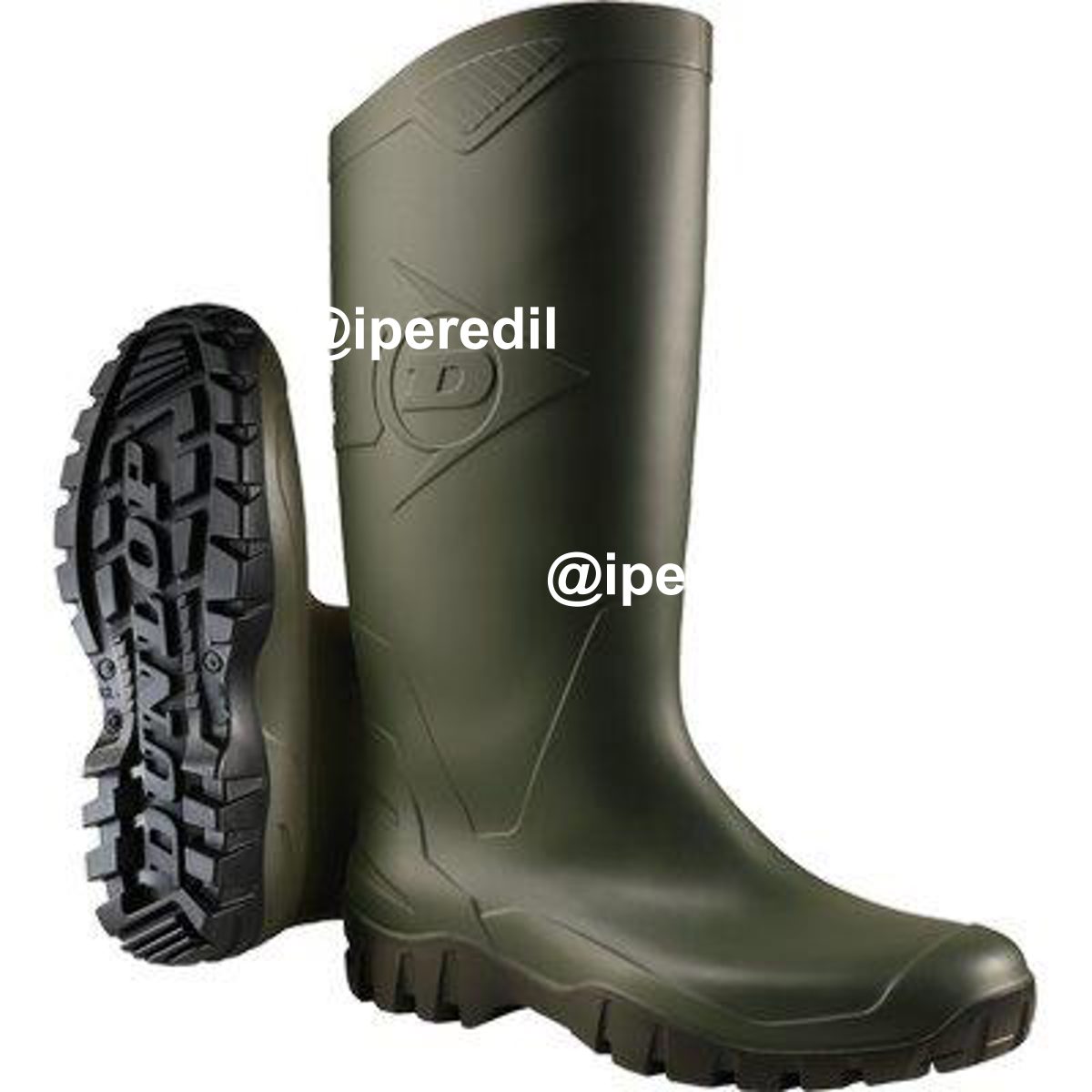 STIVALE PVC GINOCCHIO DANE DUNLOP VERDE 43