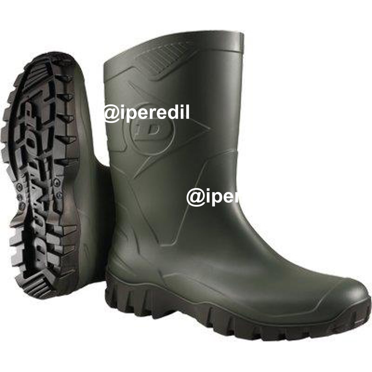 STIVALE PVC TRONCHETTO DANE DUNLOP VERDE 39