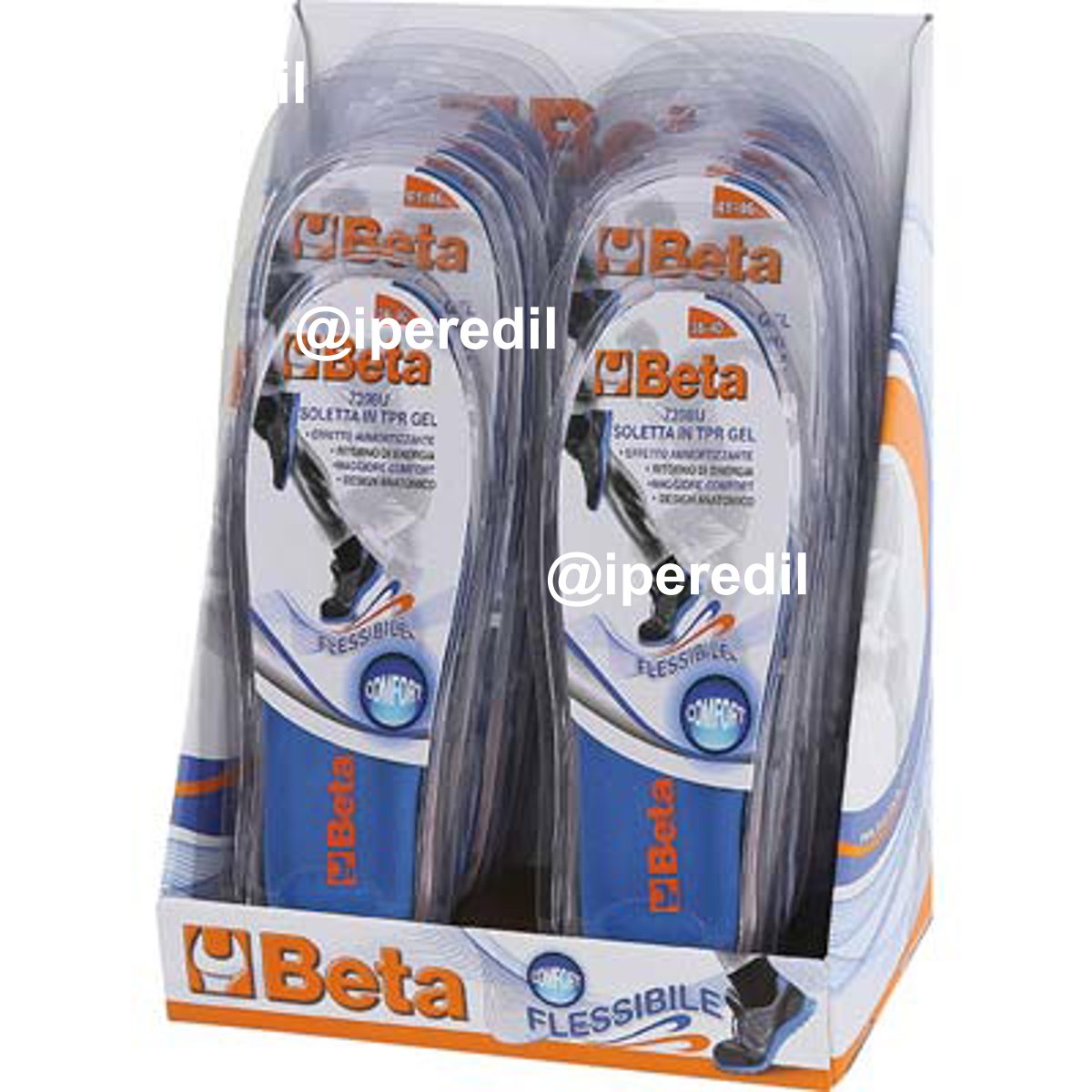 SOLETTE SCARPA EXPO BETA GEL CF=PZ 2X36/40+PZ 8X41/46