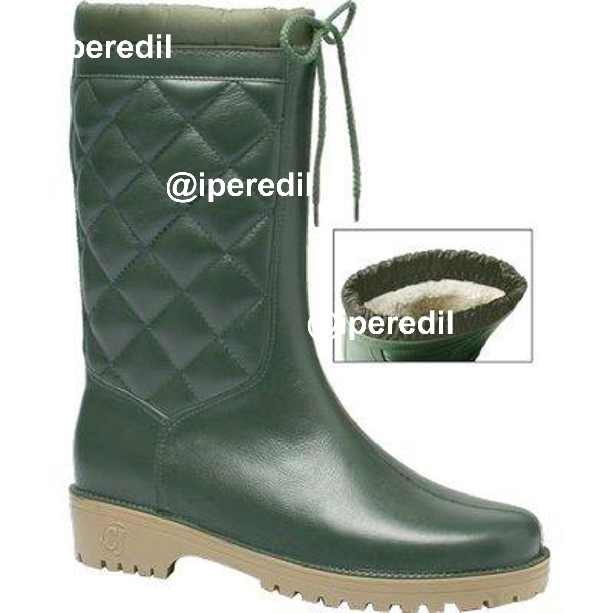 STIVALE PVC IMBOTTITO CARRARMATO WALENKY MA-CRI VERDE 41