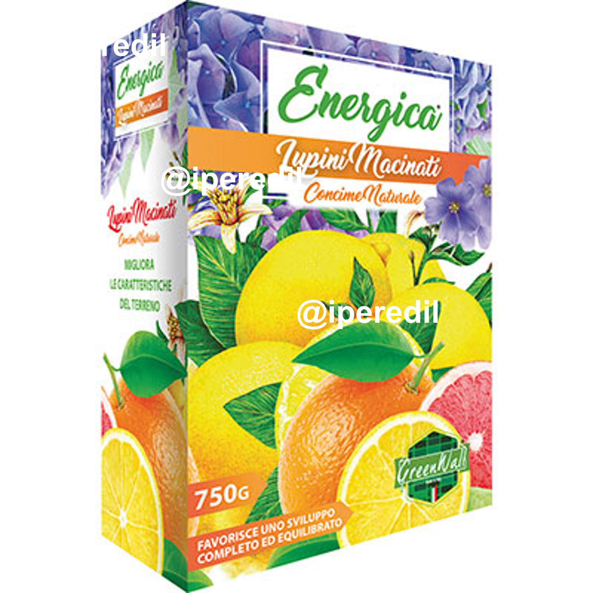 CONCIME GRANULARE LUPINI MACINATI ENERGICA GR 750
