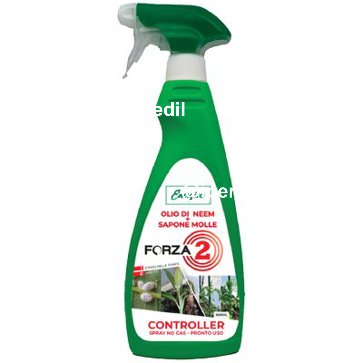 INSETTICIDA FORZA 2 ENERGICA OLIO NEEM+SAPONE MOLLE ML 500 - 01700796