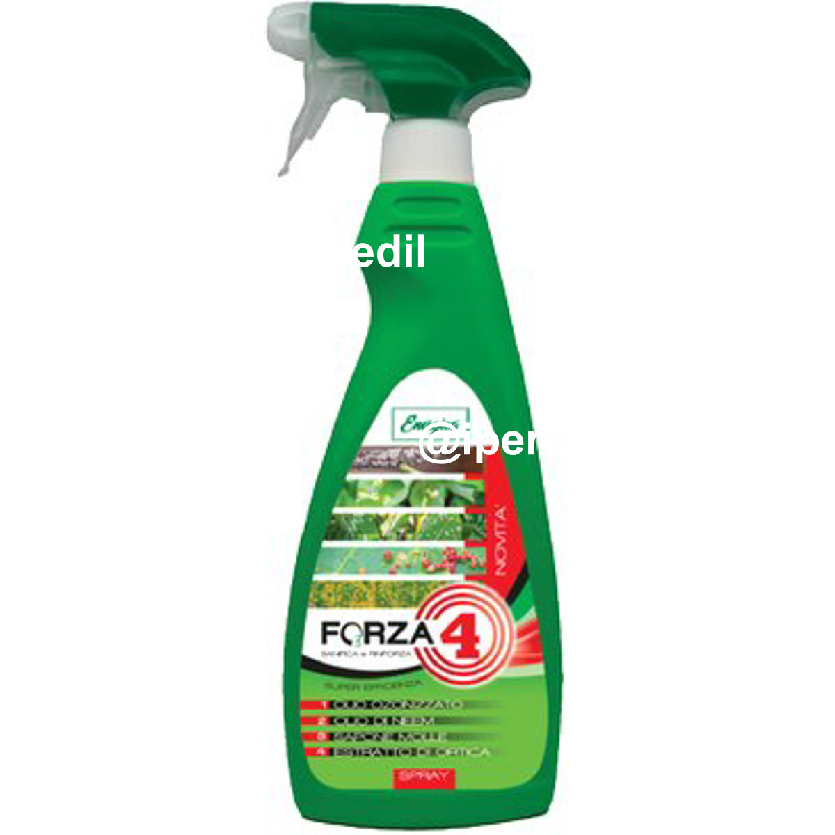 INSETTICIDA FORZA 4 ENERGICA OLIO NEEM+GIRASOLE+ORTICA+SAPONE MOLLE ML 500