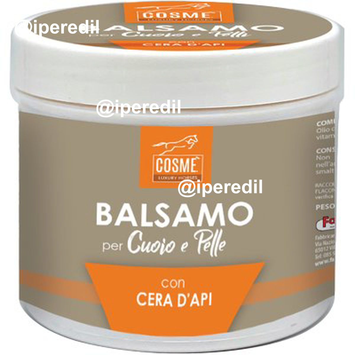 BALSAMO CERA API PELLE E CUOIO GR 500