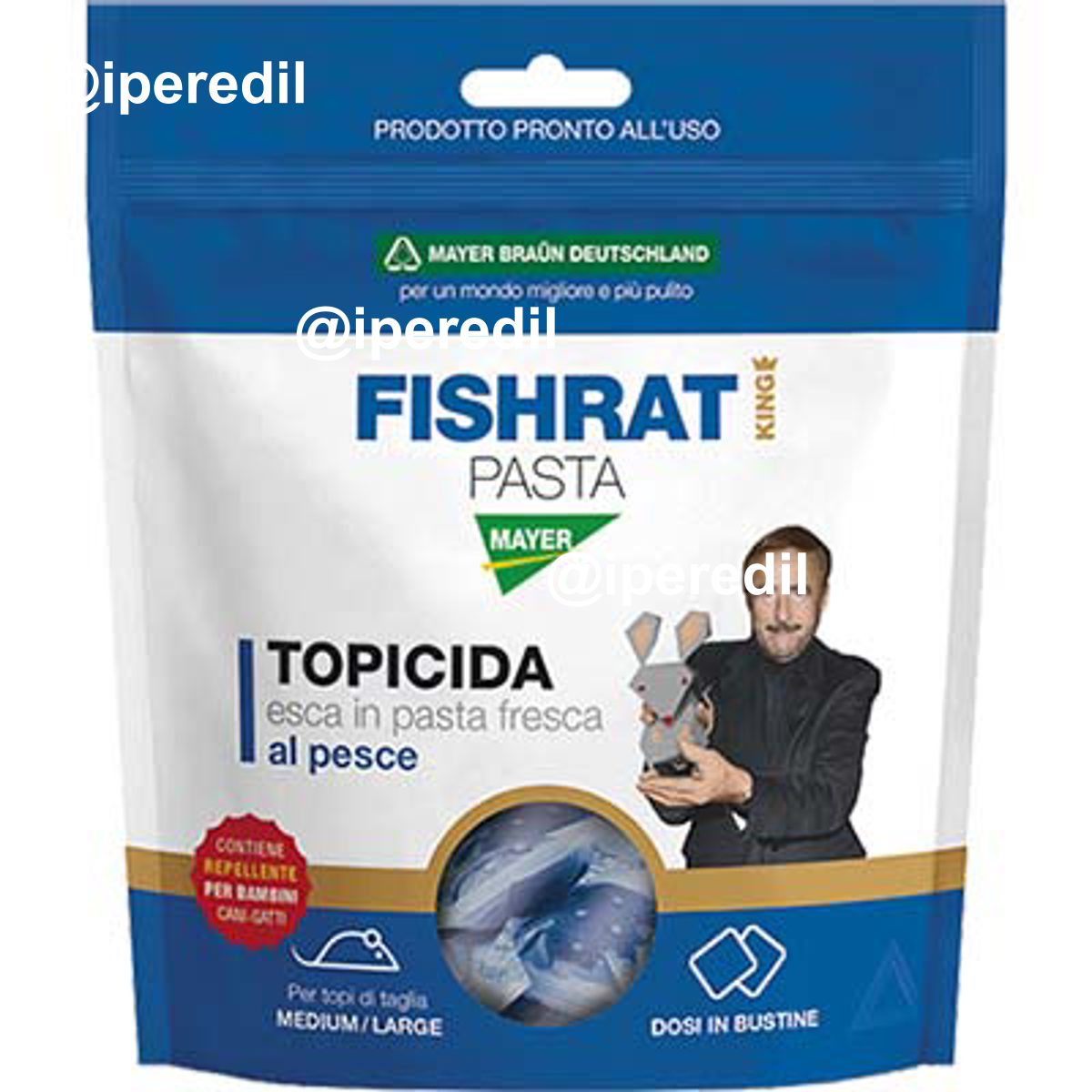 TOPICIDA FISHRAT KING MAYERBRAUN PASTA AL PESCE GR 150 - 01790425