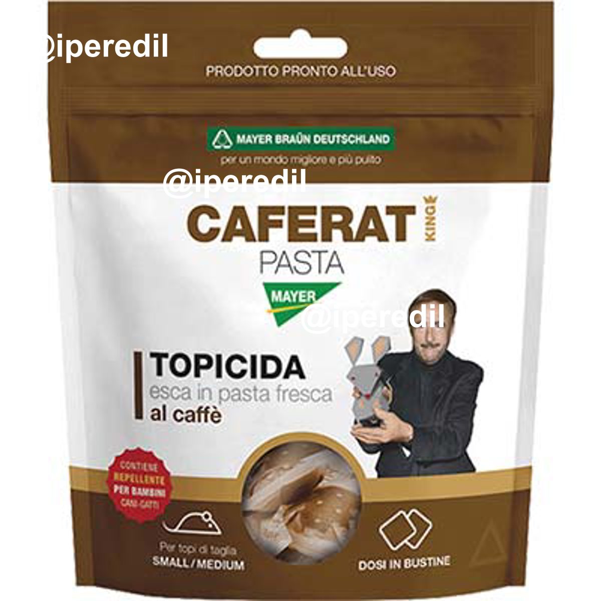 TOPICIDA CAFERAT KING MAYERBRAUN PASTA AL CAFFE GR 150