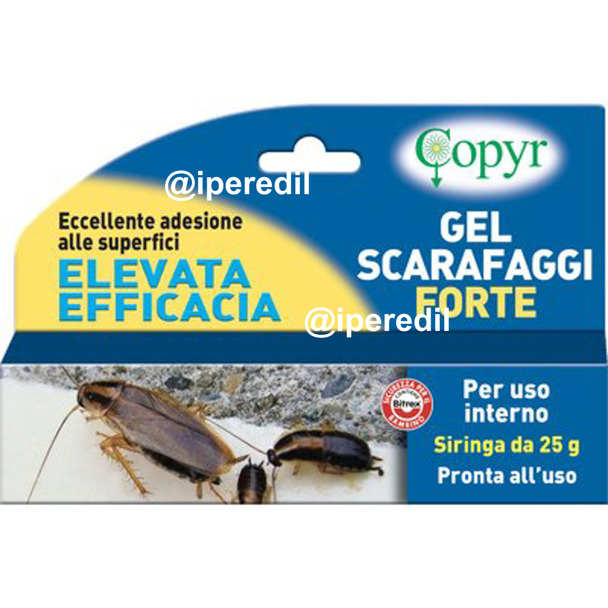 INSETTICIDA SCARAFAGGI GEL COPYR GR 25
