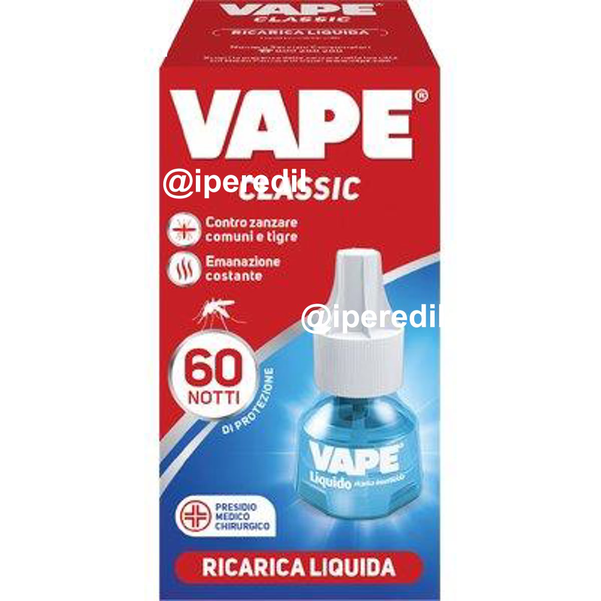 RICARICA LIQUIDA ZANZARE VAPE MAGIC CLASSIC DURATA NOTTI 60 - 01790605