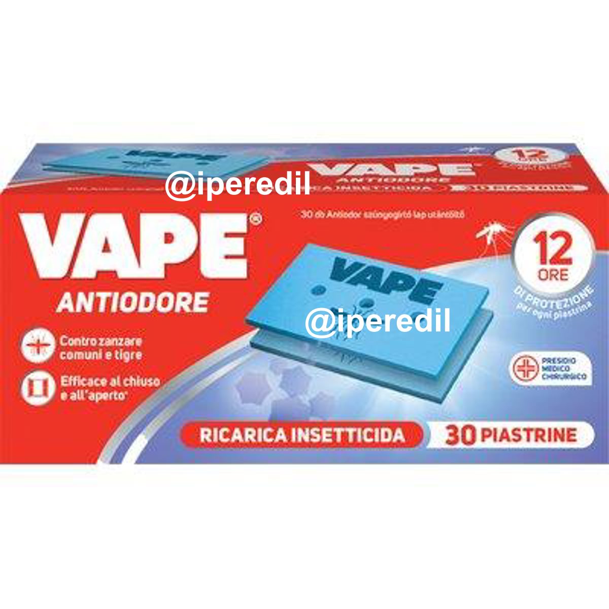 PIASTRINA ANTIODORE ZANZARE VAPE MAT CF=PZ 30 - 01790618