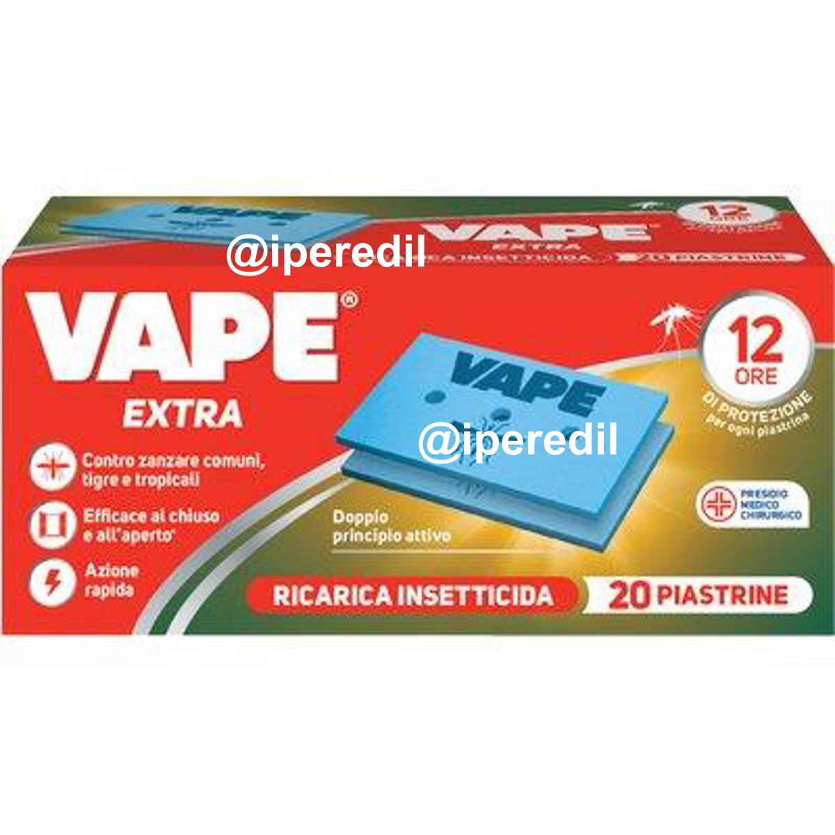 PIASTRINA ZANZARE TIGRE E TROPICALI VAPE MAT CF=PZ 20