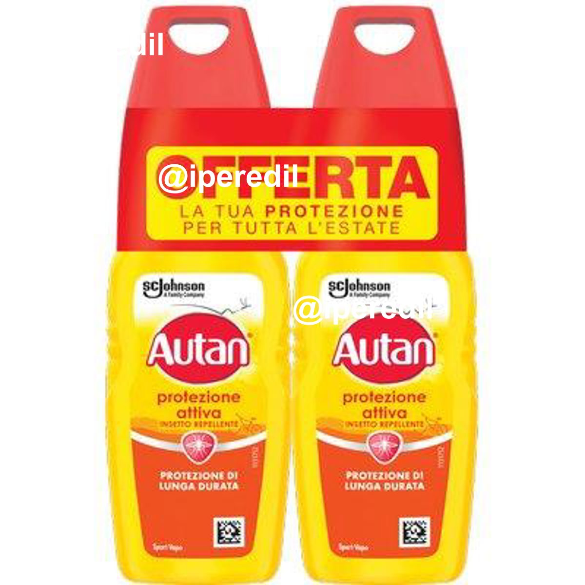REPELLENTE INSETTI PROTECTION PLUS PACK AUTAN SPRAY VAPO ML 100 CF=PZ 2