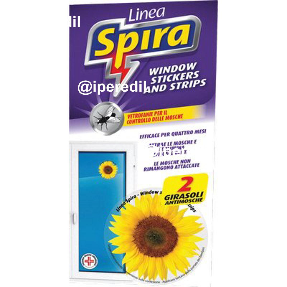 TRAPPOLA MOSCHE GIRASOLE STICK SPIRA MONOUSO CF=PZ 2