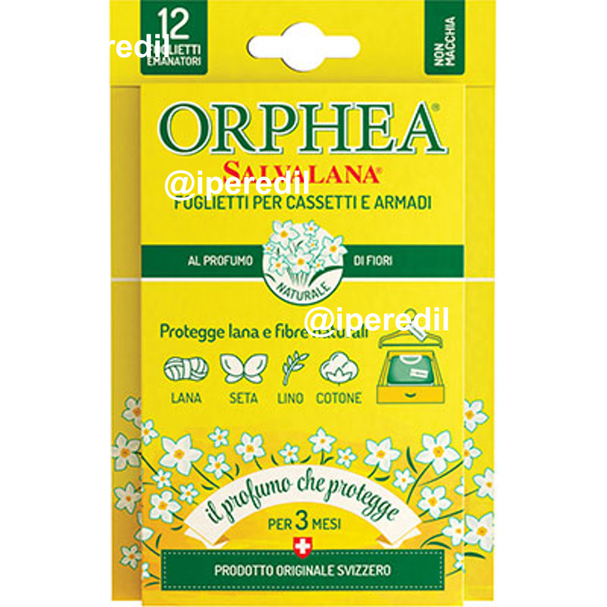 ANTITARME SALVALANA FOGLIETTI ORPHEA FIORI CF=PZ 12