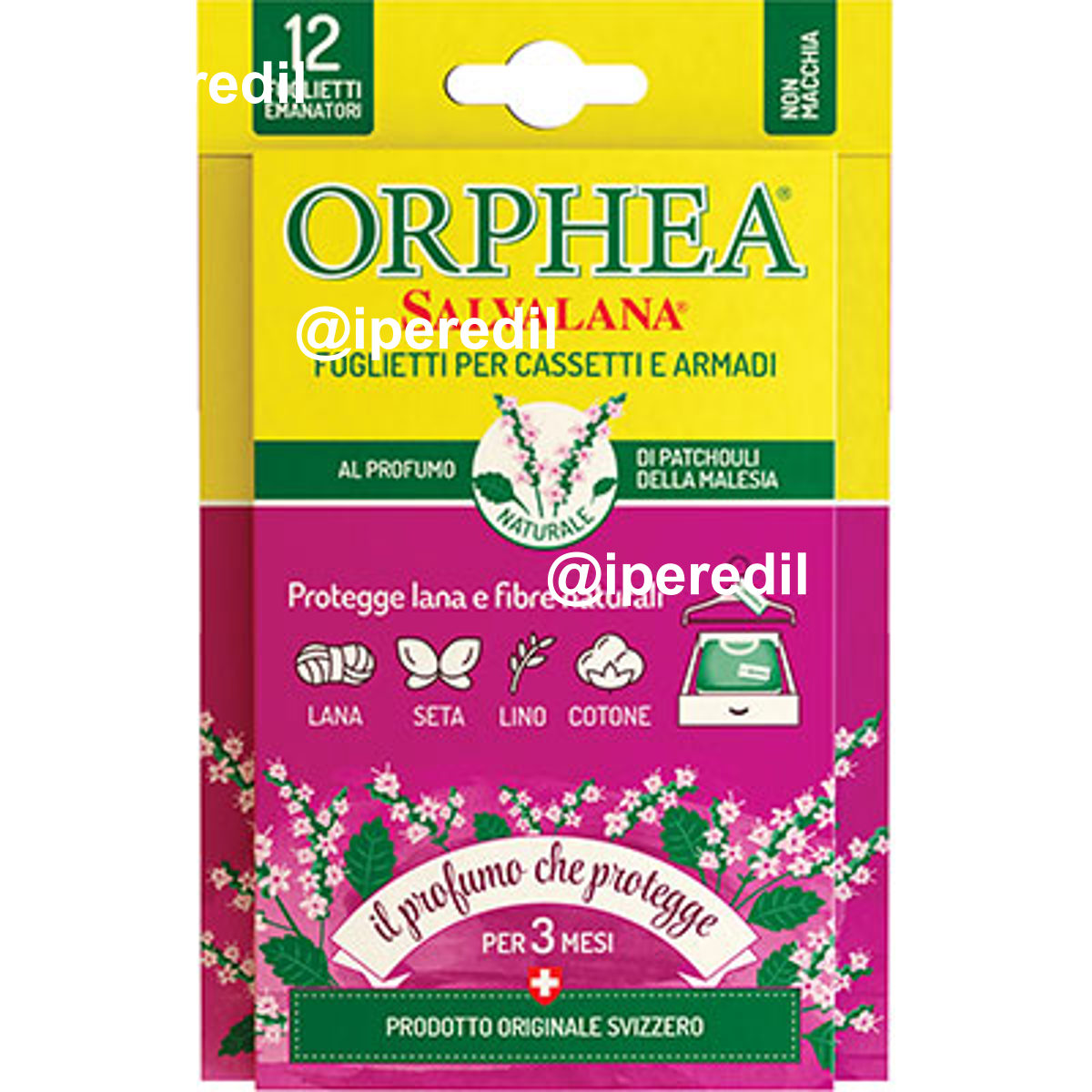 ANTITARME SALVALANA FOGLIETTI ORPHEA PATCHOULI CF=PZ 12