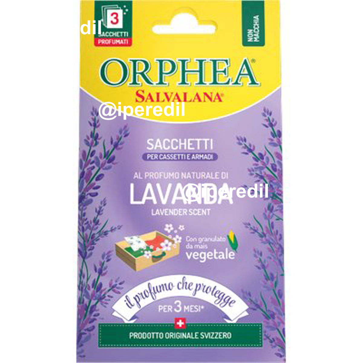 ANTITARME SALVALANA CASSETTI ARMADI ORPHEA LAVANDA CF=PZ 3