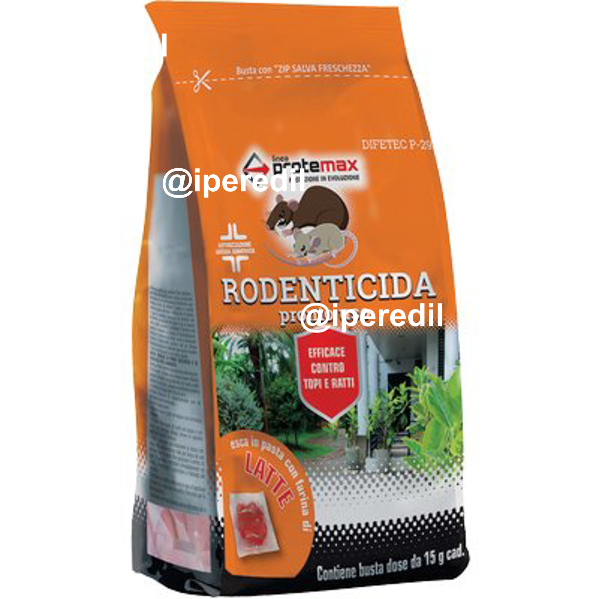TOPICIDA PASTA DF PROTEMAX ROSSA GR 150