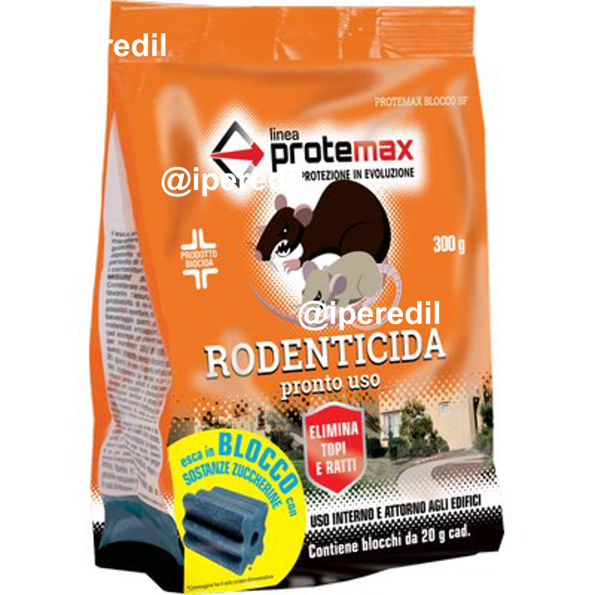 TOPICIDA BLOCCHETTI BF PROTEMAX BLU GR 300
