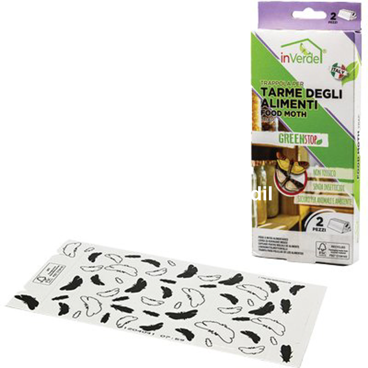 TRAPPOLA TARME ALIMENTI INVERDE CF=PZ 2
