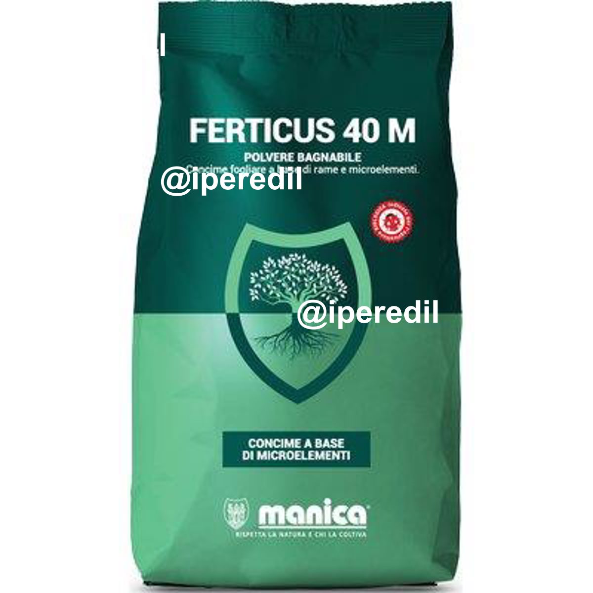 CONCIME POLVERE FERTICUS 40 M MANICA CF=KG 1 - 01798009
