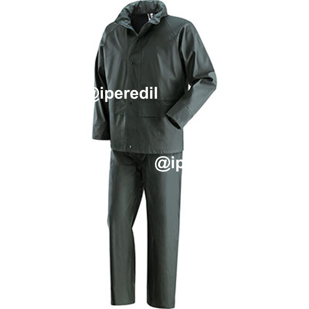 GIACCA + PANTALONE IMPERMEABILE POLIURETANO IGUAZU VERDE L - 01833607
