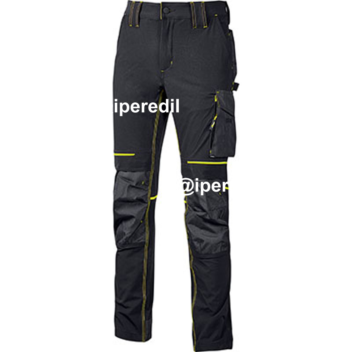 PANTALONE SLIM FIT ATOM U-POWER BLACK CARBON XXL