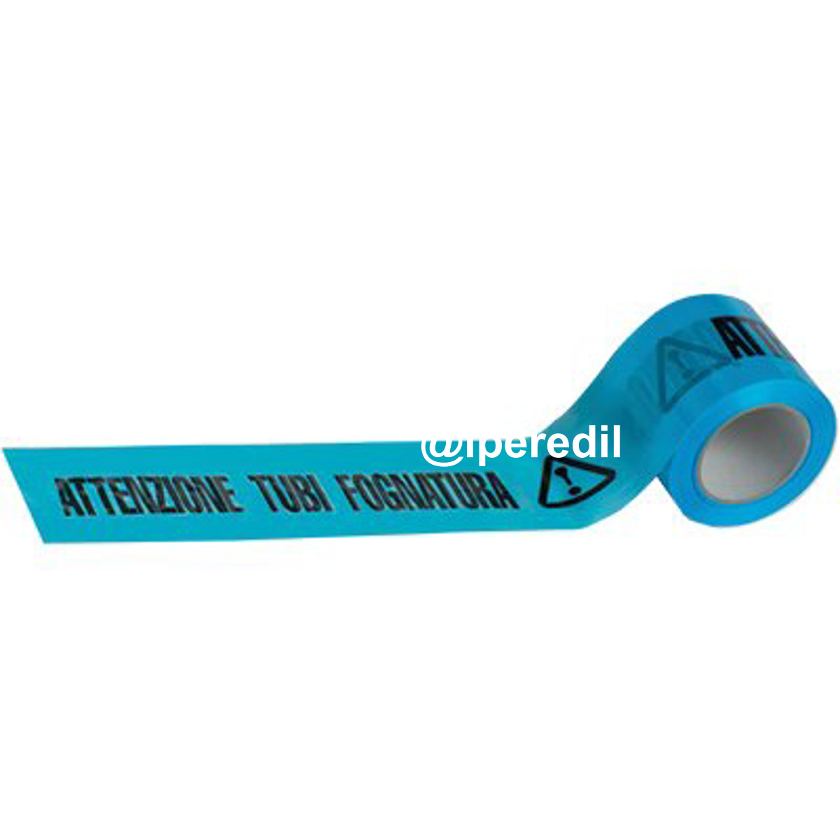 NASTRO SEGNALETICO ATTENZIONE TUBO FOGNATURE H.MM 100 ML 200