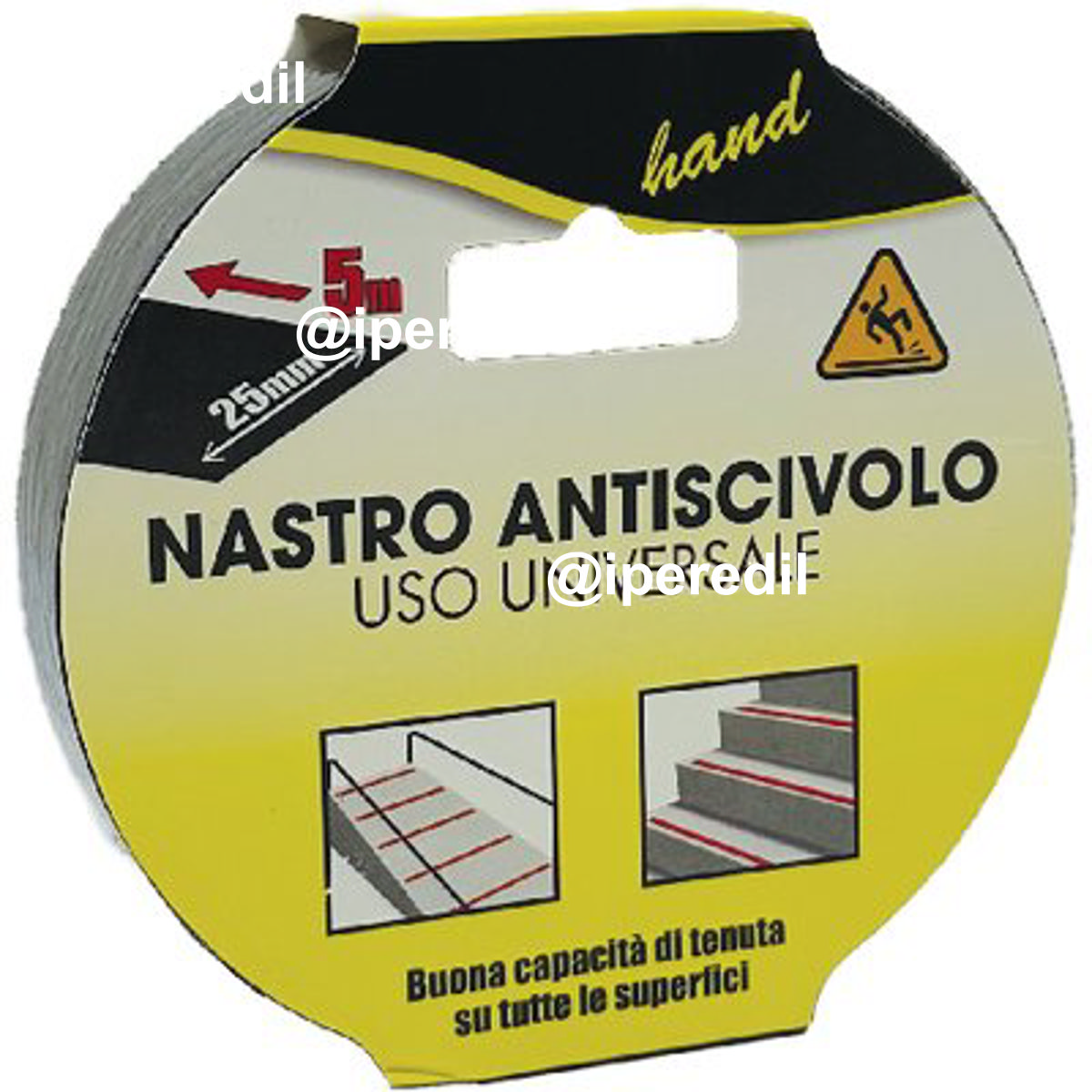 NASTRO ANTISDRUCCIOLO ADESIVO H.MM 25 MT 5