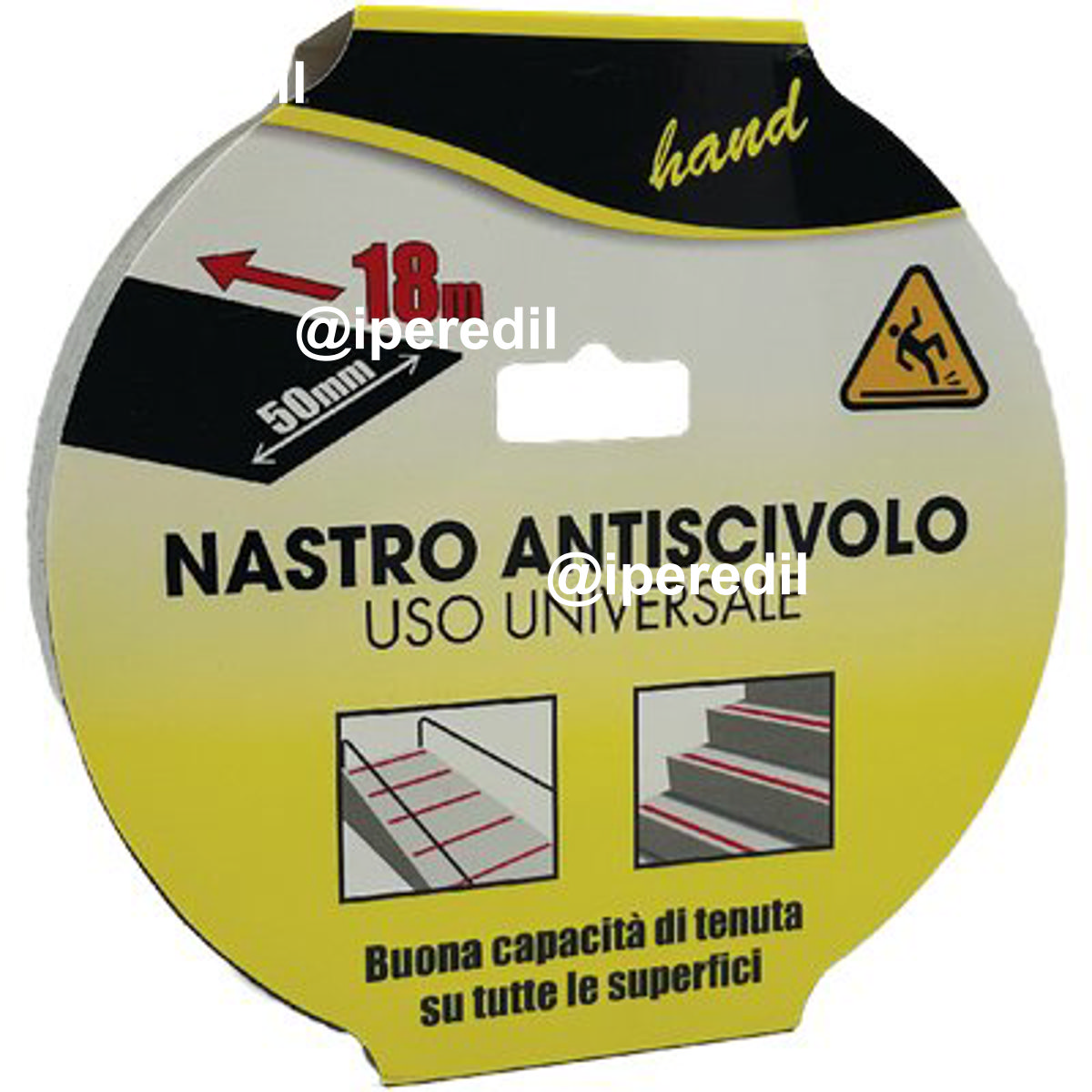 NASTRO ANTISDRUCCIOLO ADESIVO H.MM 50 MT 18