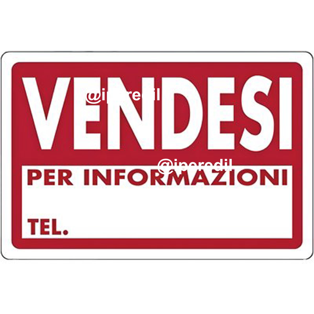 TARGA SEGNALETICA VENDESI PP CM 30X20