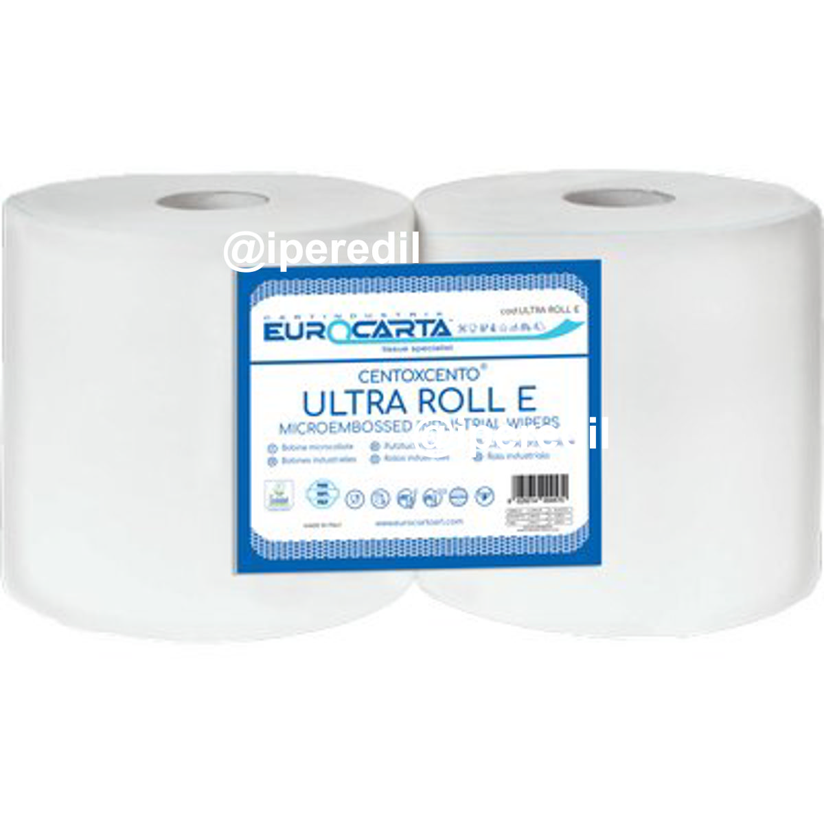 CARTA ASCIUGAMANI A ROTOLO ULTRA ROLL GOFFRATA VELI 2 CF=PZ 2