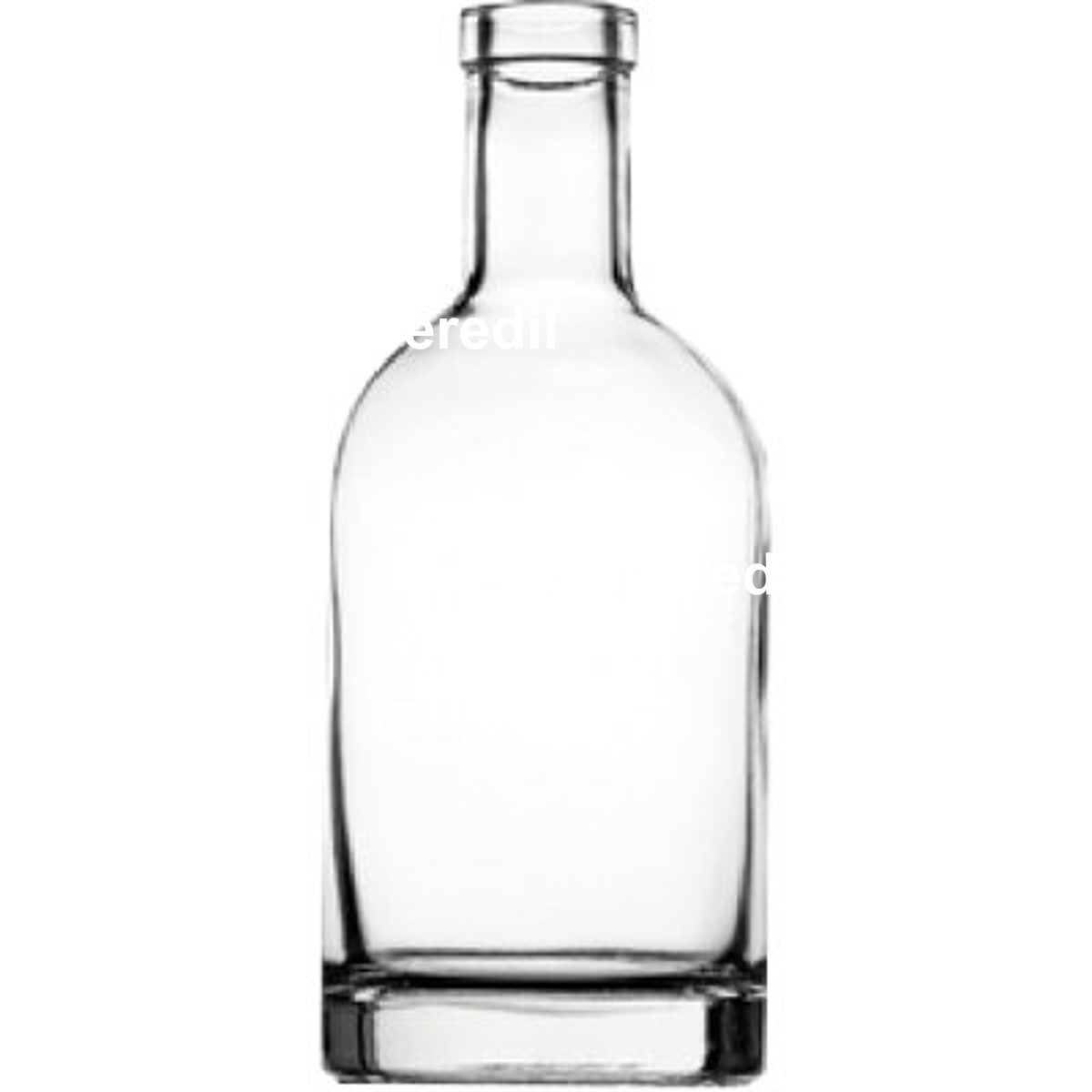 BOTTIGLIA DISTILLATI OBLO VETRO TRASP LT 0,20