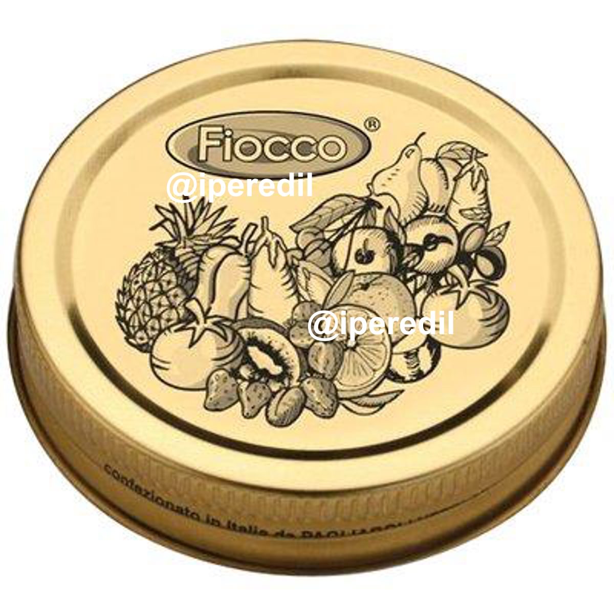 TAPPO X VASO VETRO FIOCCO SOLE MM 86 CF=PZ 2
