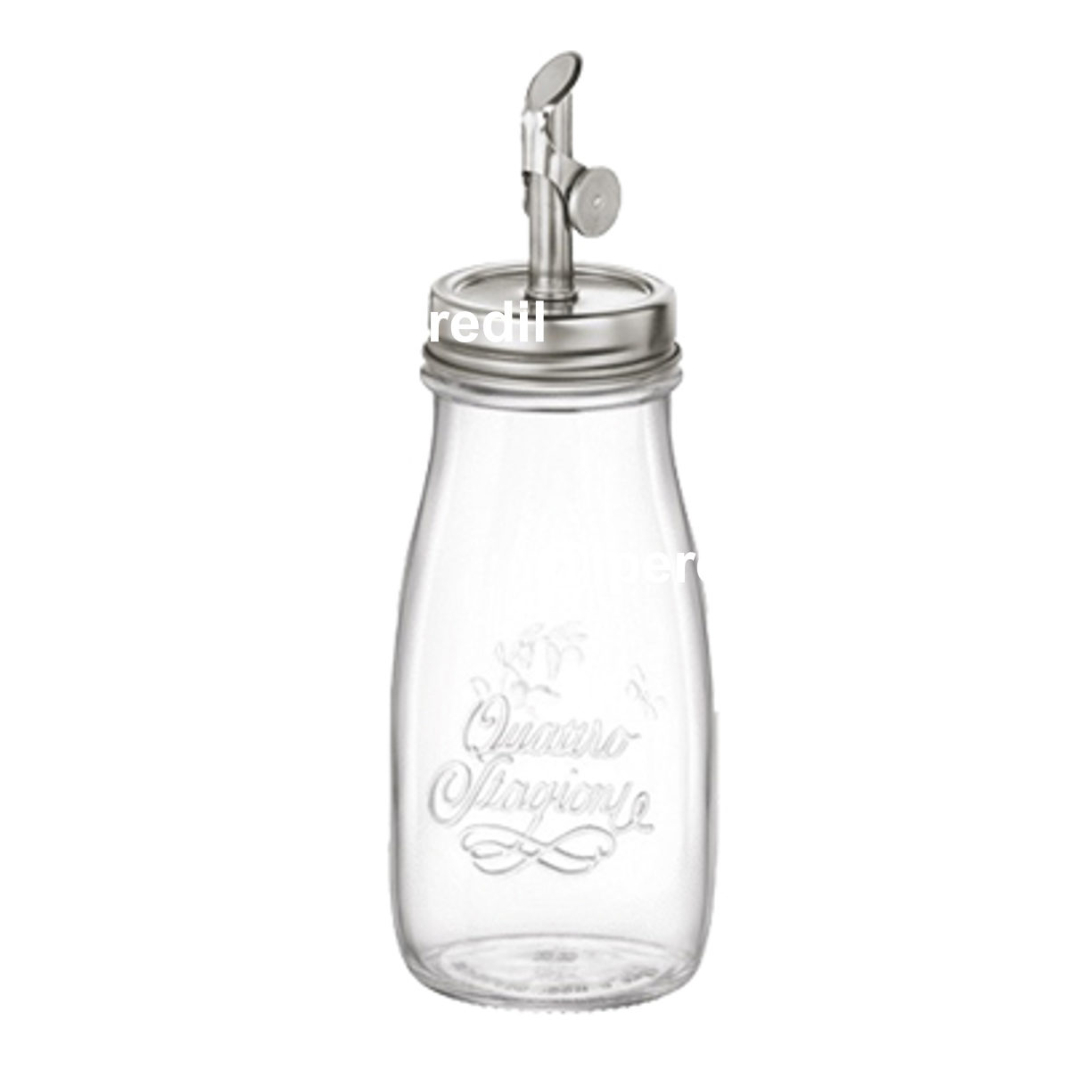 VASO VETRO GENIETTI OLIO 4 STAGIONI BORMIOLI ML 400