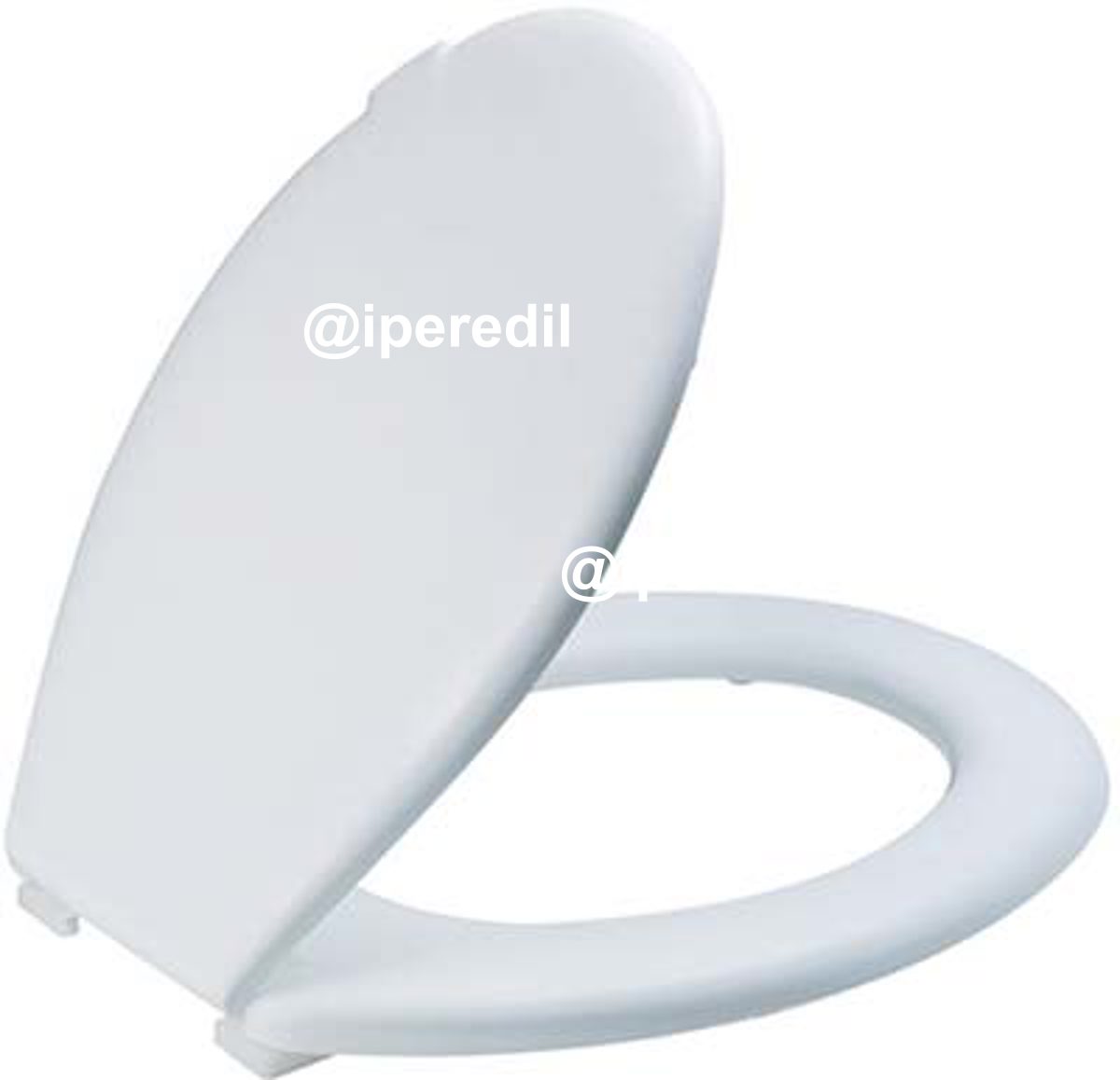 SEDILE WC EVEREST SANIPLAST TERMOPLASTICA BIANCO CM 37,3X46,7