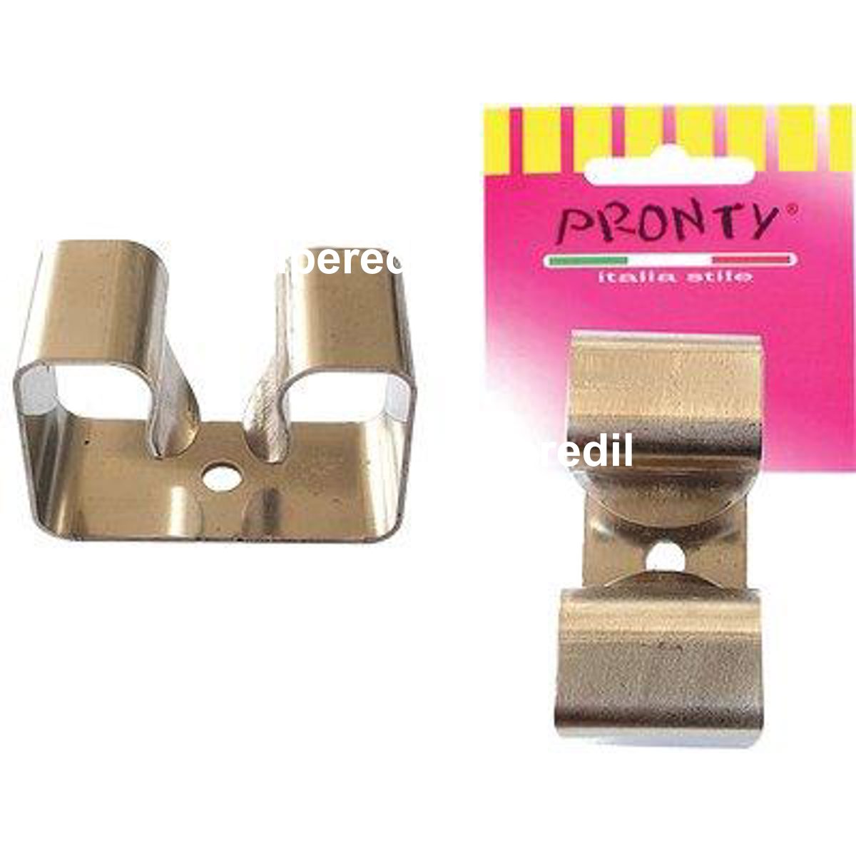 GANCIO PORTASCOPE PRONTY INOX 1 POSTO