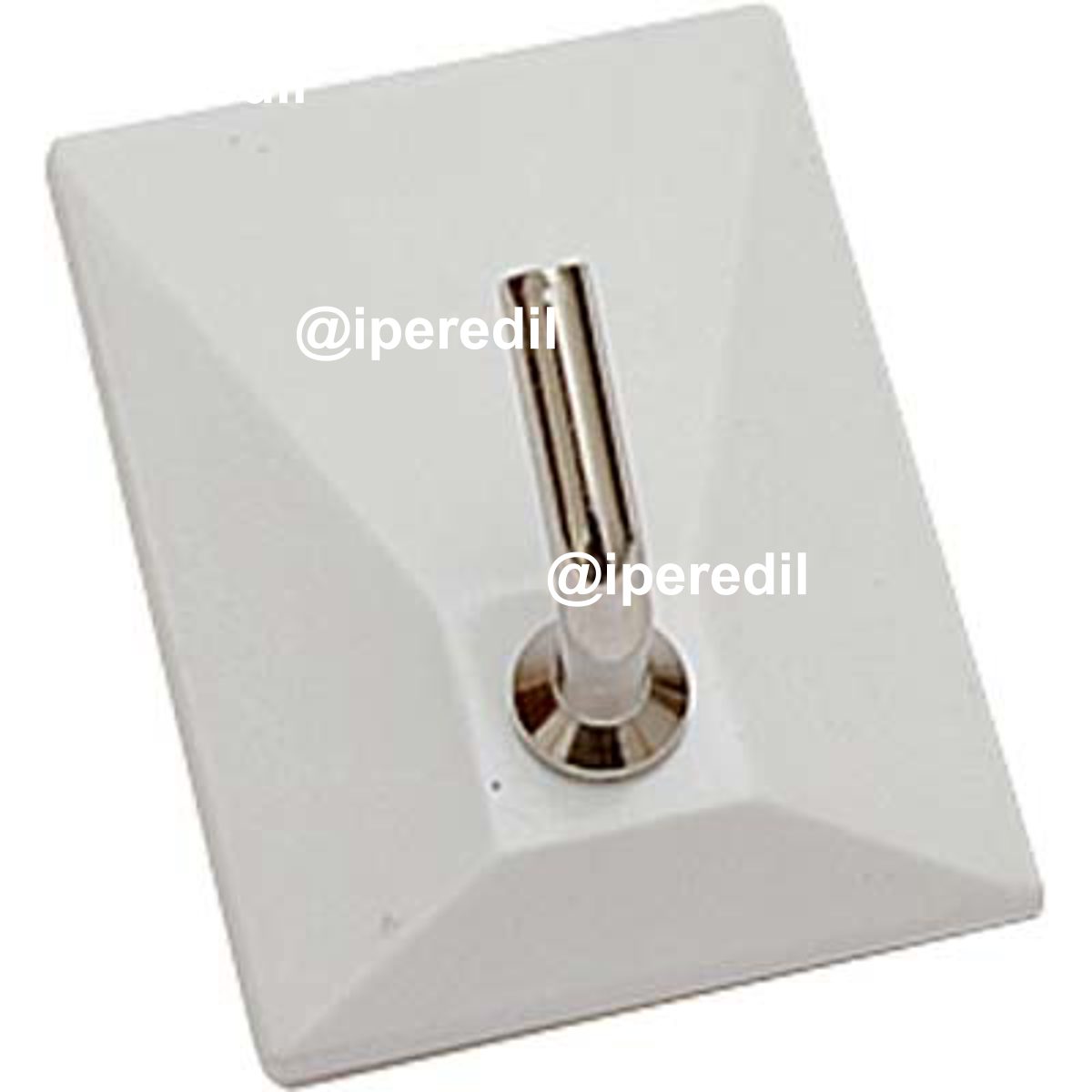 GANCIO ADESIVO METALGANCIO PRONTY BASE PLASTICA/GANCIO METALLO CF=PZ 2 BIANCO