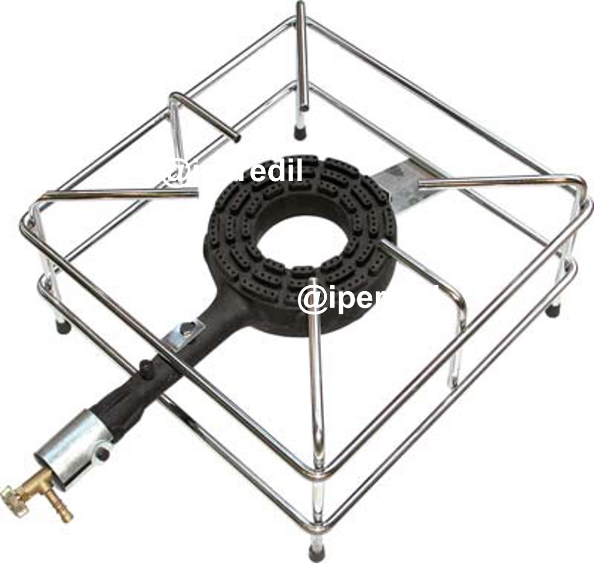 FORNELLONE FILO BRUCIATORE GHISA KW 4,5 CM 30X30