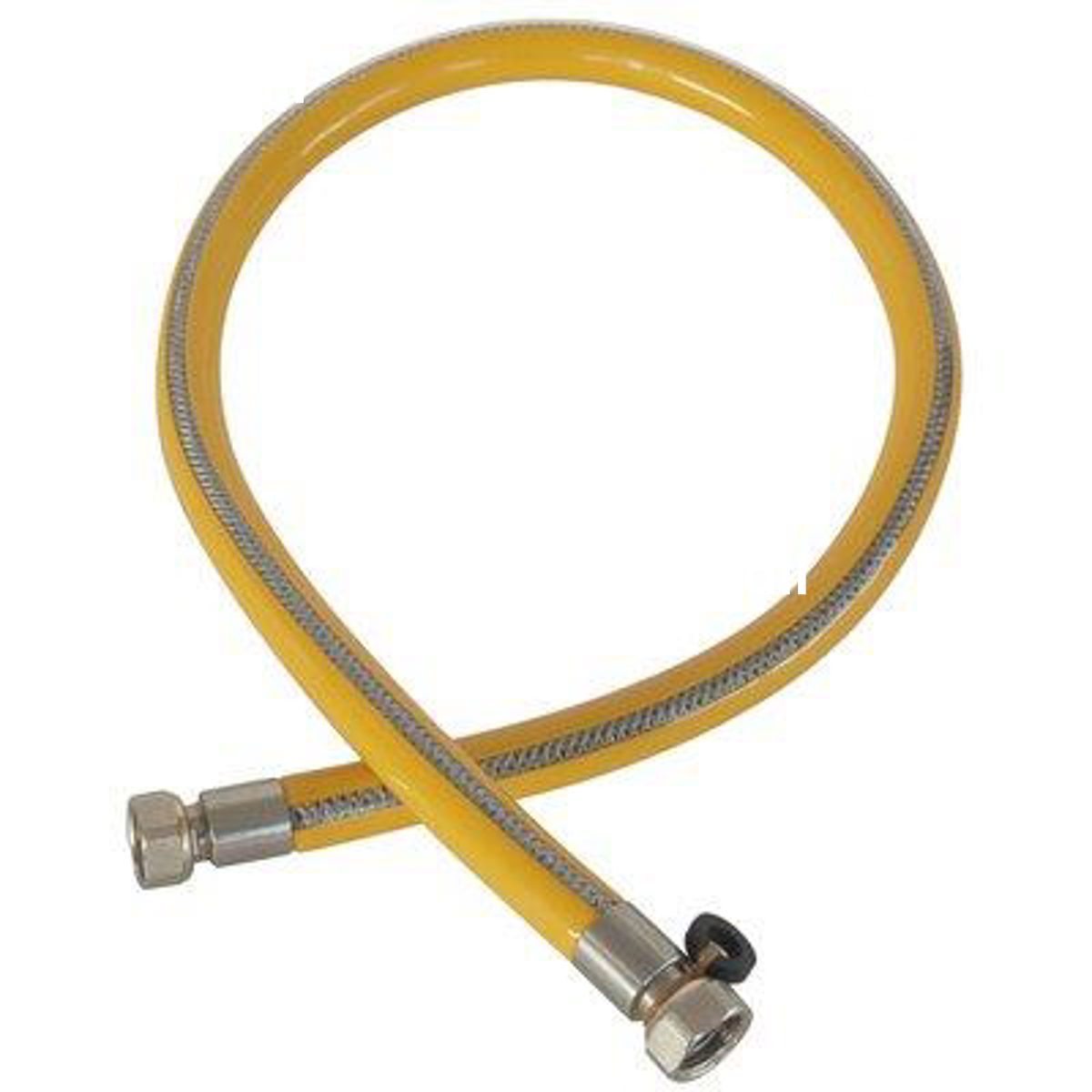 TUBO GAS FLESSIBILE FF INOX/PVC 1/2FF CM 150