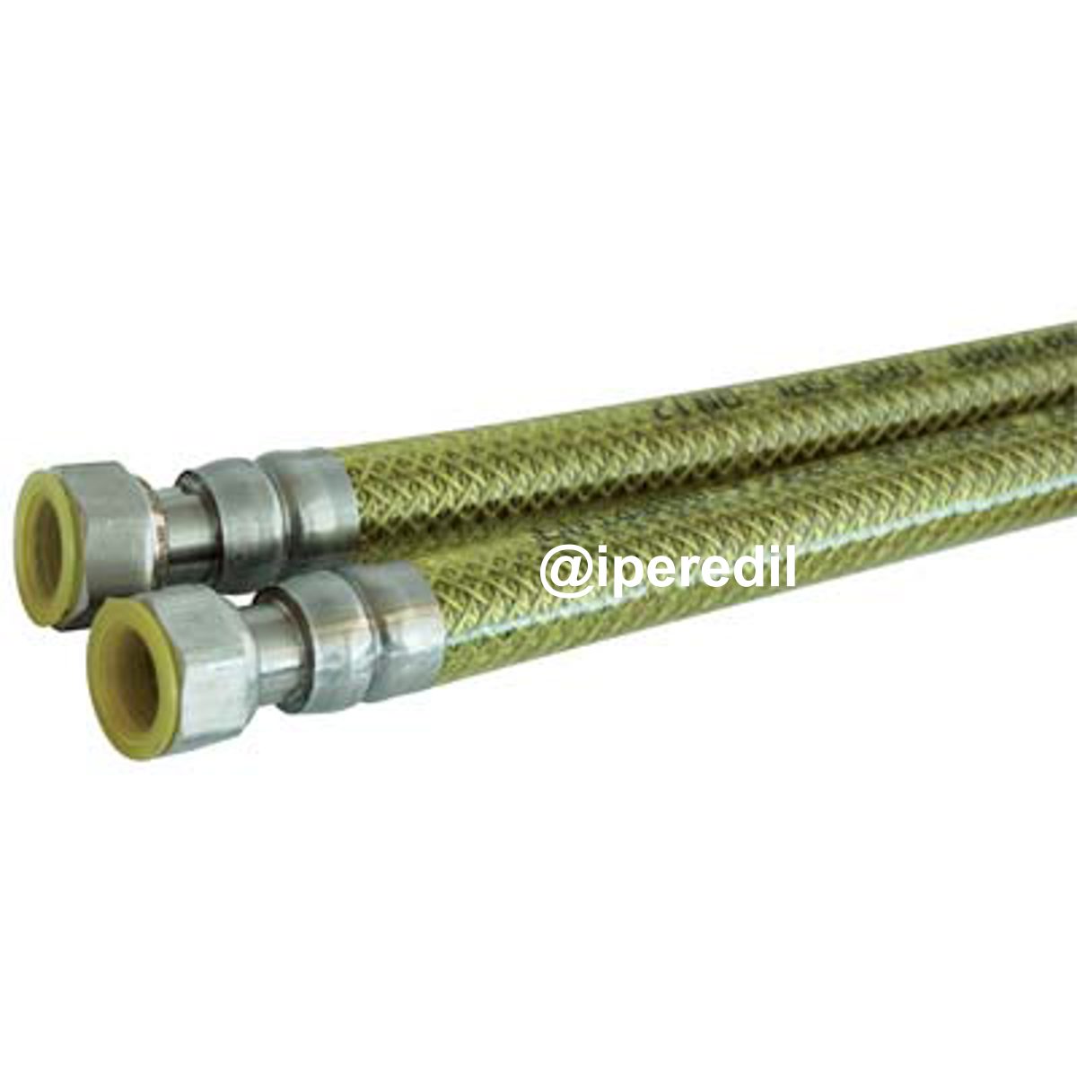 TUBO GAS FLESSIBILE FF SUPERGAS PARIGI INOX/PVC 1/2FF CM 100