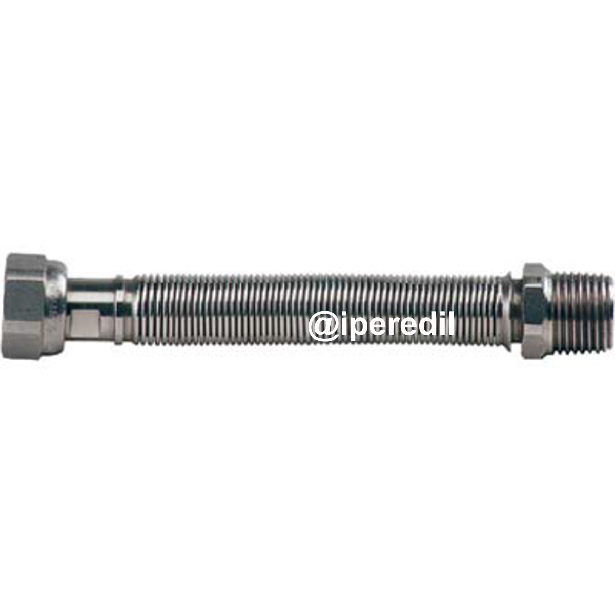 TUBO ACQUA FLESSIBILE ESTENSIBILE MF INOX 316 3/4MF CM 20/40